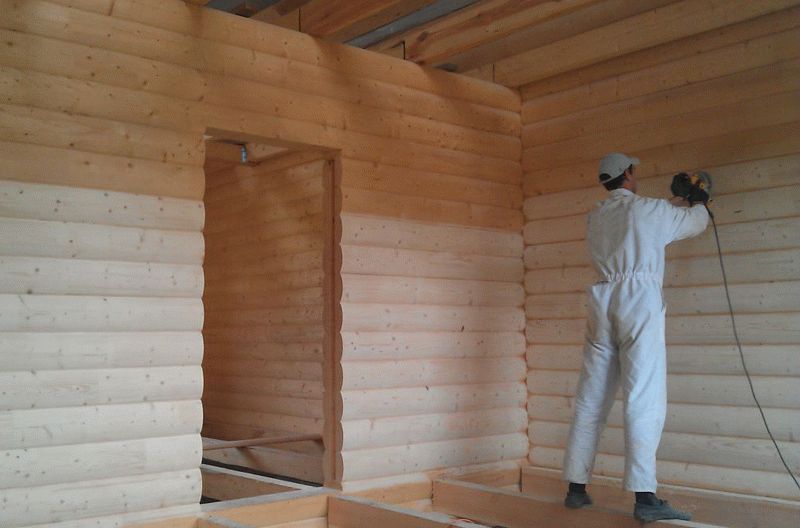 Покраска дома внутри Покраска дома внутри