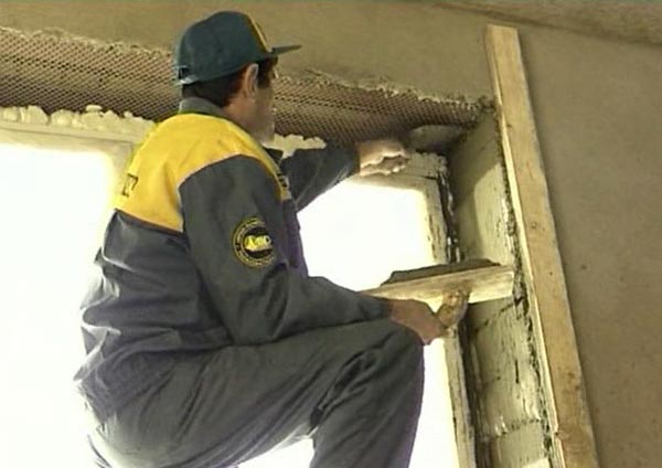 Штукатурка откоса Штукатурка откоса