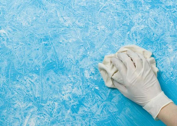 Декоративное окрашивание Декоративное окрашивание поверхности с применением подручных средств