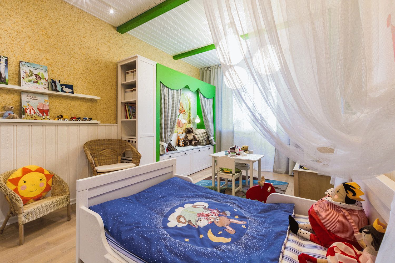 Пробка в детской Пробка - это идеальный материал для отделки детской комнаты