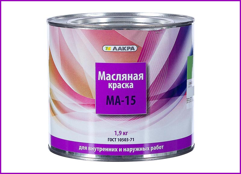 Масляная краска Масляная краска отличается низким уровнем паропроницаемости, что отрицательно влияет на микроклимат в помещении