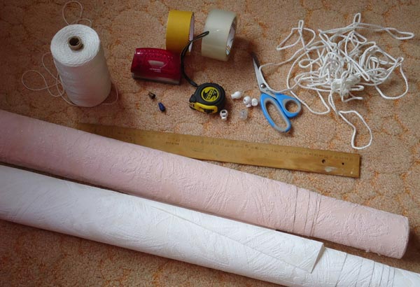 Инструменты и материалы для работы Инструменты и материалы, необходимые для самостоятельного изготовления жалюзи