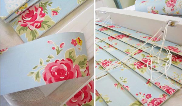 Более сложный способ изготовления жалюзи Изготовление жалюзи из обоев посредством нарезки полотен на полосы