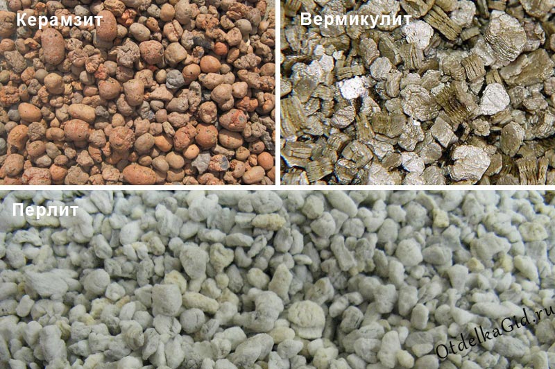 Сыпучие материалы для стяжки Материалы, используемые для засыпной части стяжки