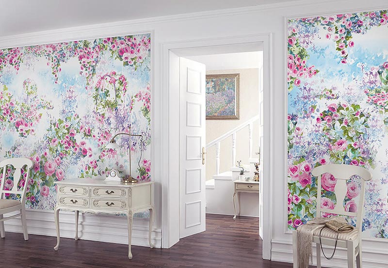 Оклейка стен обоями Оклейка стен обоями