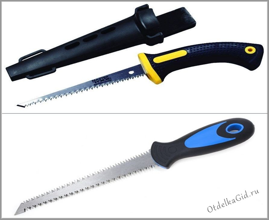 Одно- и двусторонние ножовки под ГКЛ