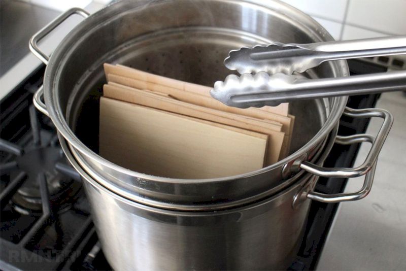 Разогрев заготовки в воде