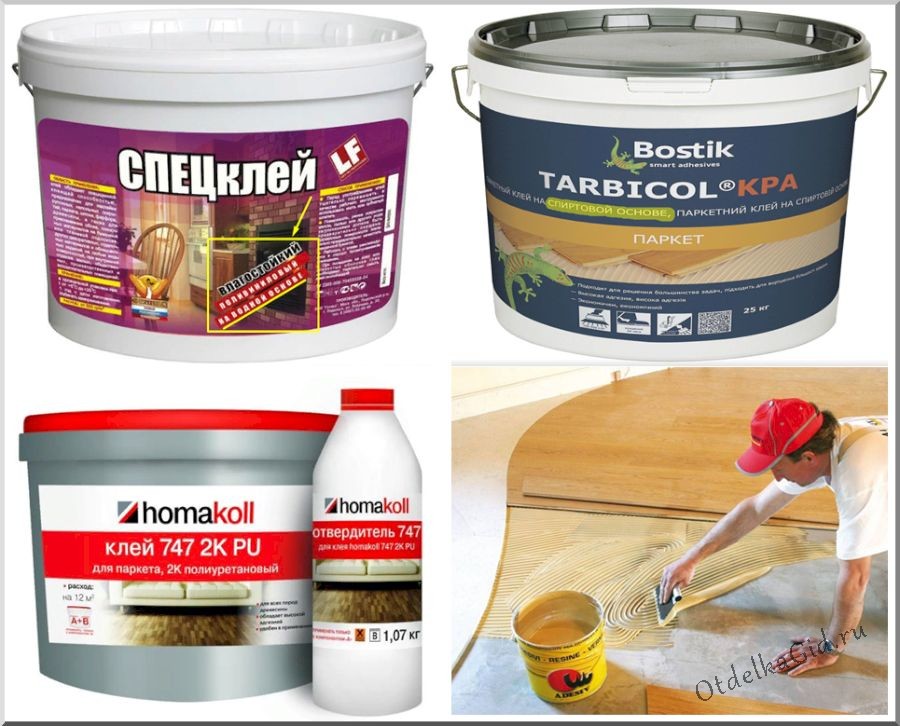 Виды клея для фанерного настила по бетону