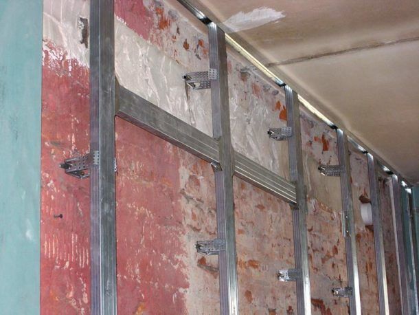 Стандартный каркас из потолочного профиля