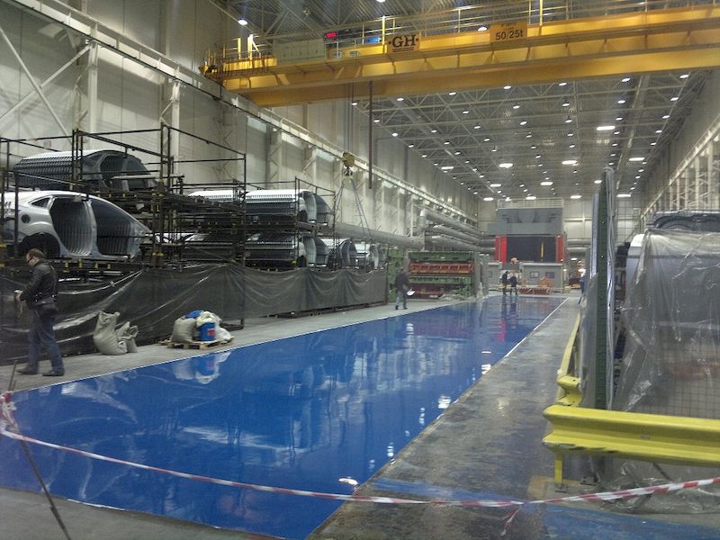 Наливной пол для производственных помещений