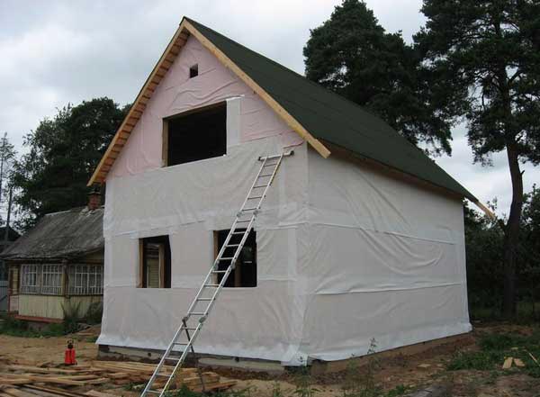 Укладка пароизоляции Укладка пароизоляции