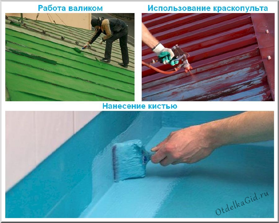 Способы нанесения полимерных составов