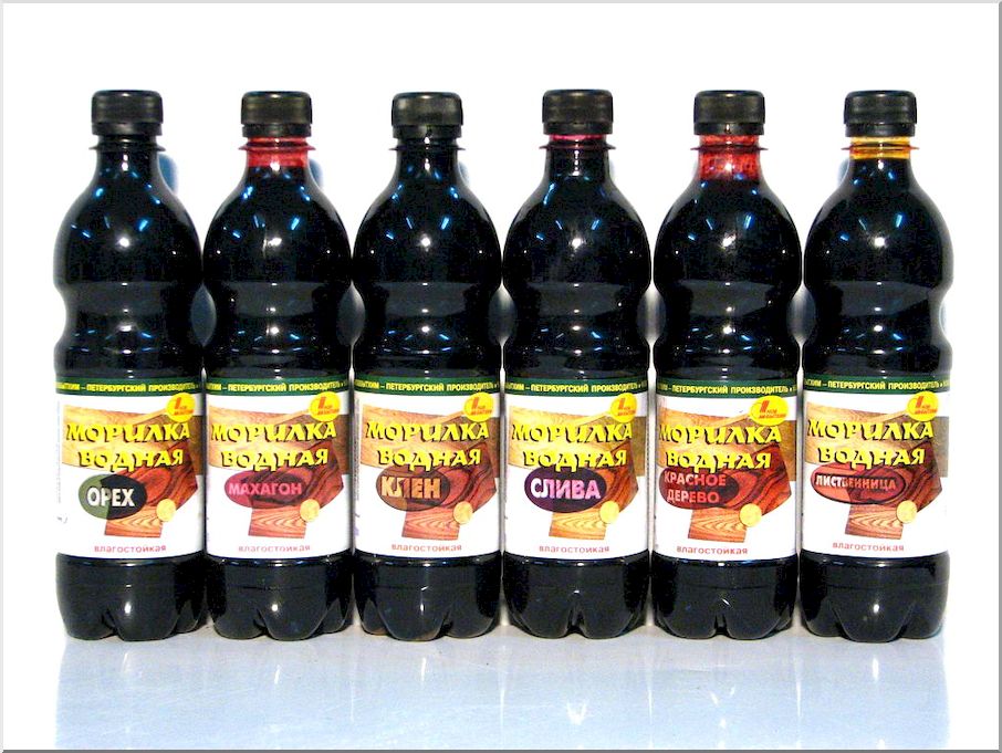 Морилки предназначены только для придания цвета