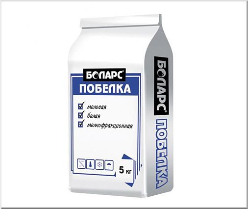 Окрашивание меловым составом