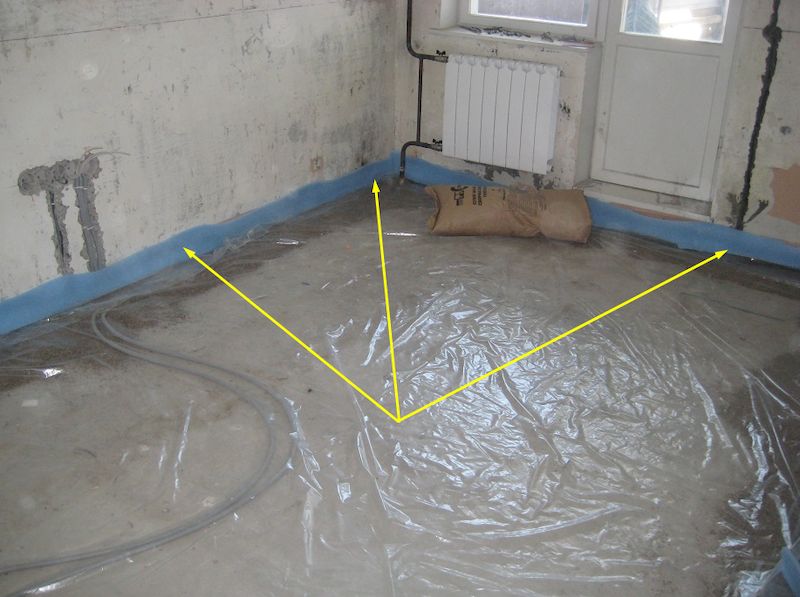 Монтаж компенсационного зазора