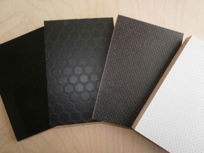 Виды рисунков на сетчатом покрытии фанерных листов