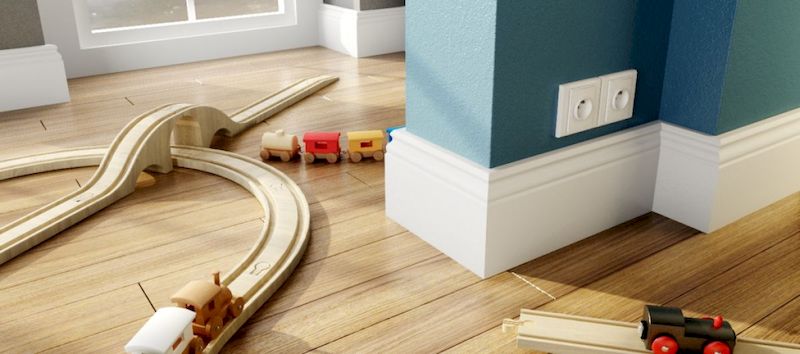 Безопасные бордюры в детской