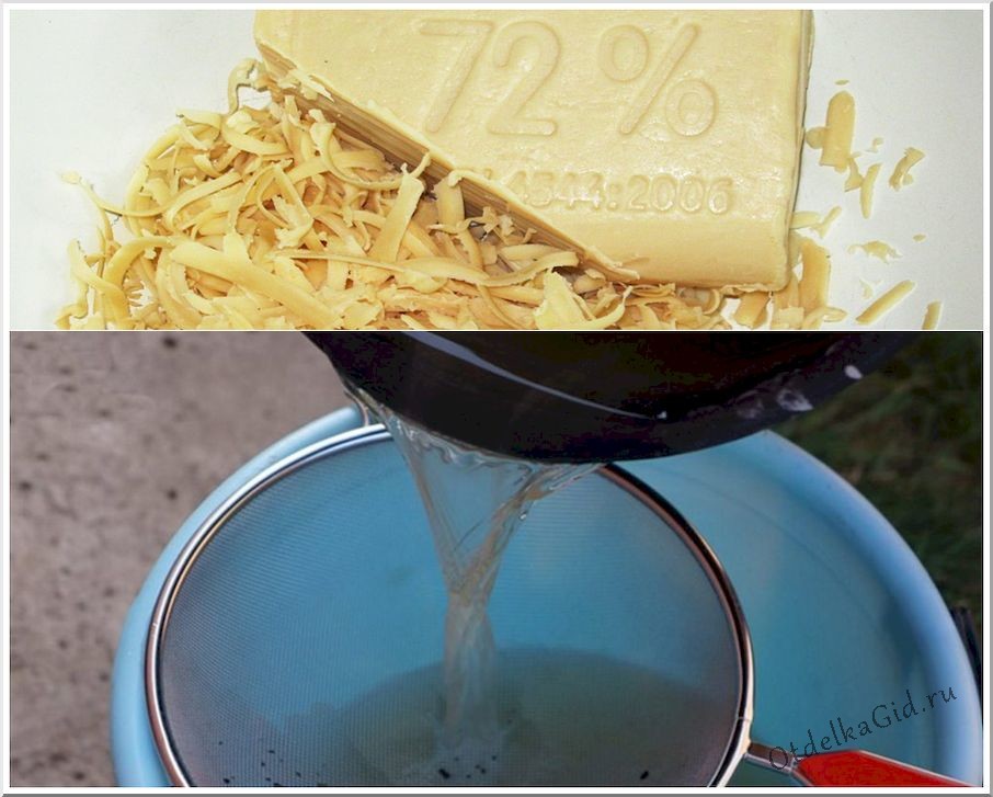 Приготовление средства из мыла