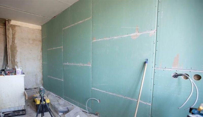 Обшивка стен ГКЛ