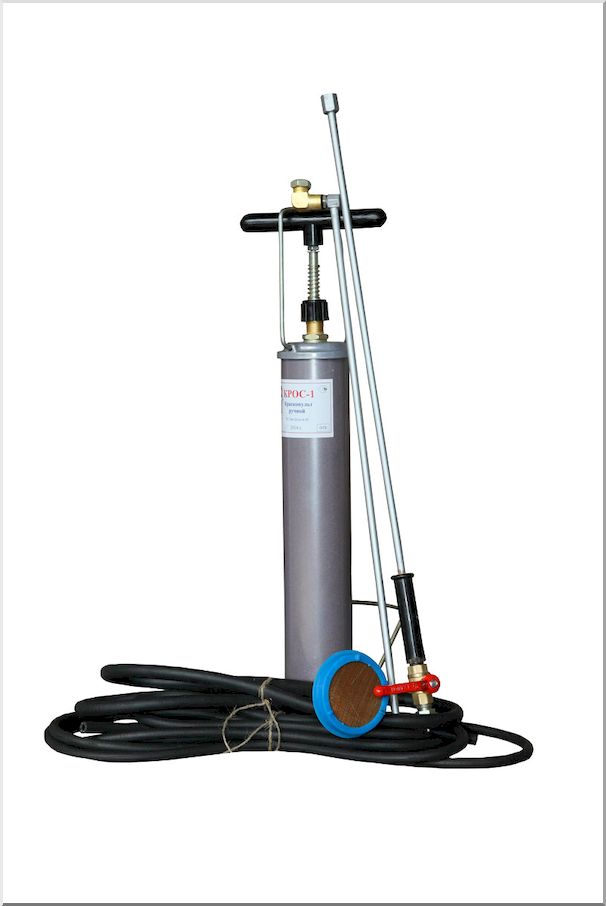 Краскопульт с ручным насосом