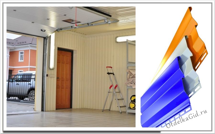 Стальной сайдинг для облицовки гаража