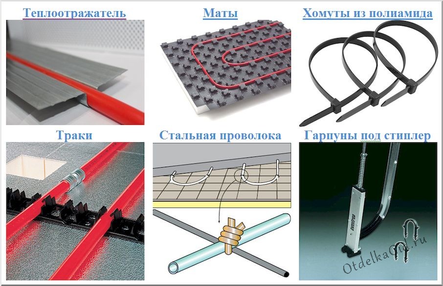 Варианты крепежей для трубы