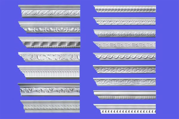Варианты потолочных плинтусов Варианты потолочных плинтусов