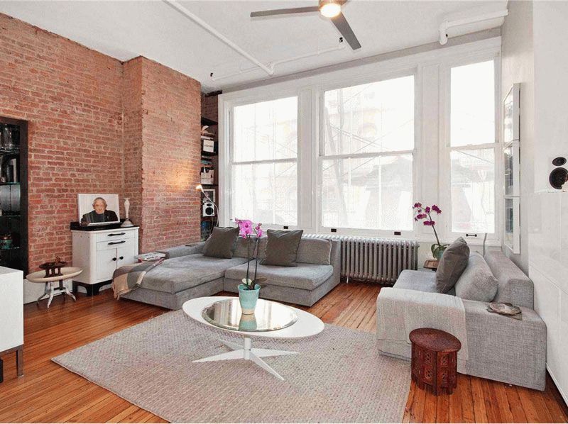 Декоративный кирпич в гостиной Декоративный кирпич в гостиной