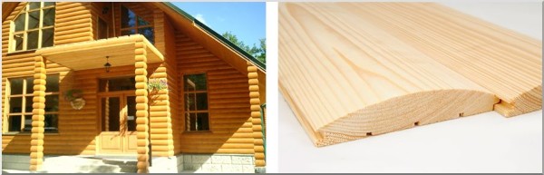 «Блок-хаус» имитирует оцилиндрованное бревно