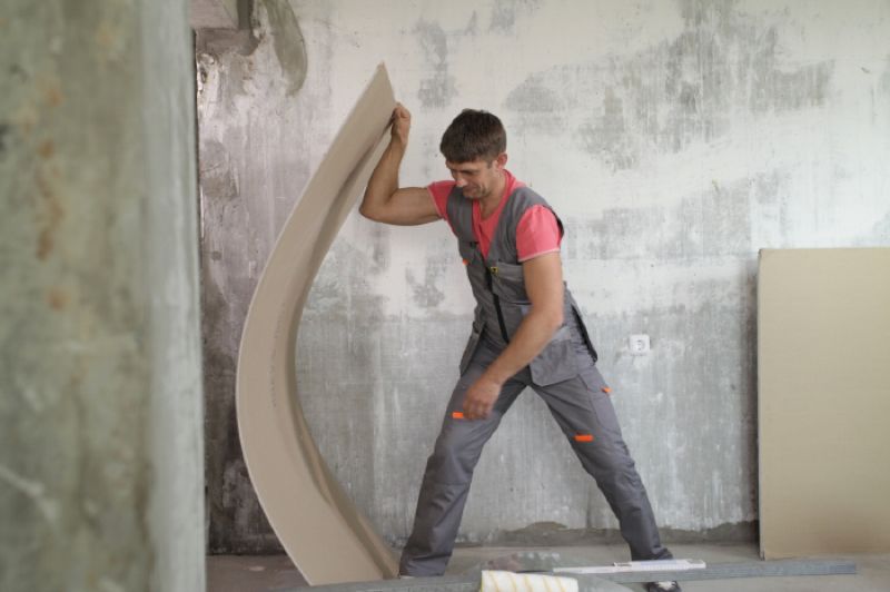 Гибкие листы ГКЛ для обустройства арок