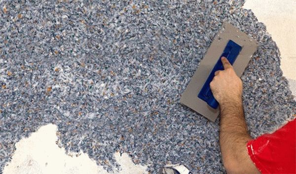 Нанесение жидких обоев Технология поклейки жидких обоев существенно отличается от бумажных или виниловых