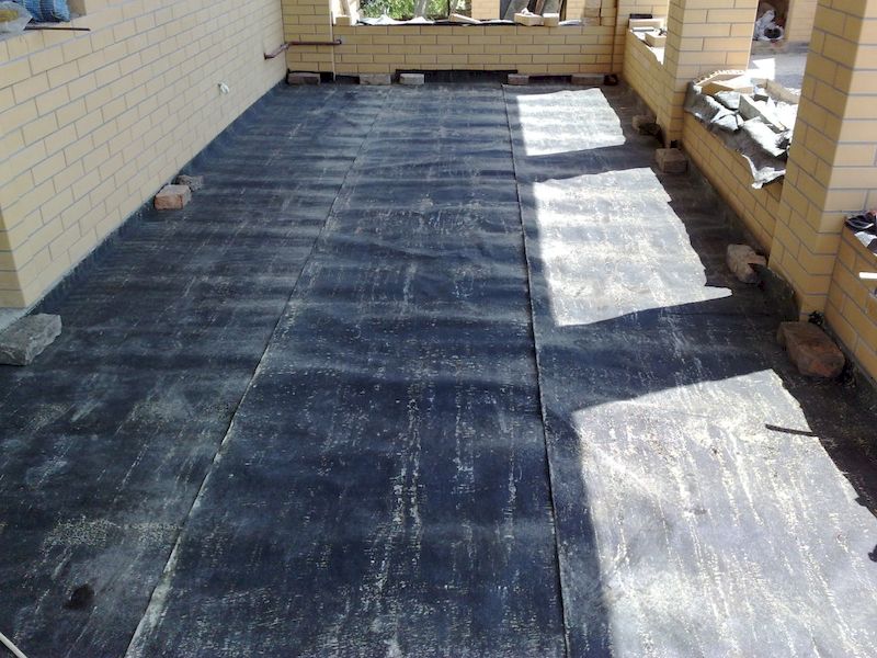 Рубероид в качестве гидроизоляции