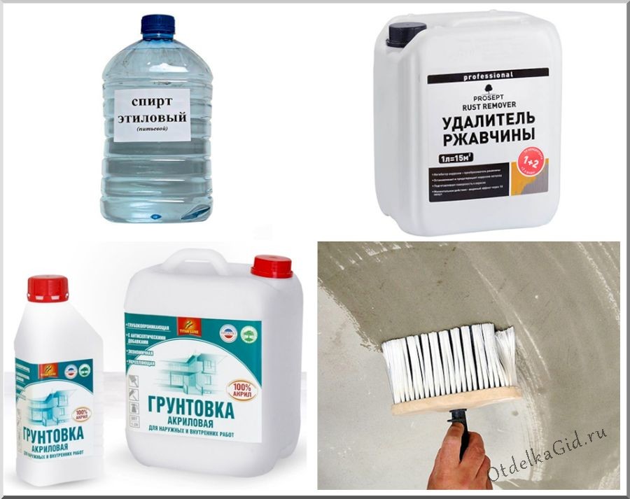 Составы для подготовки потолка