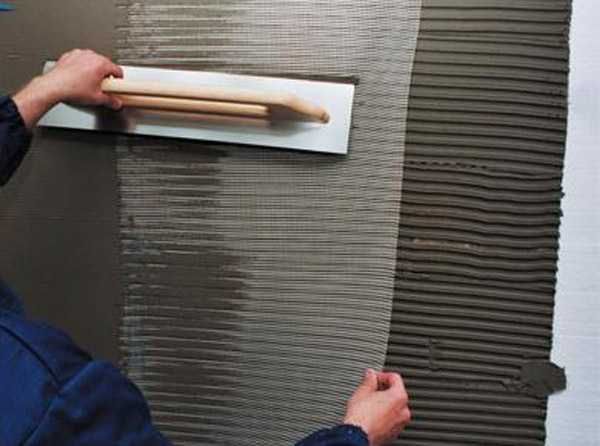 Монтаж серпянки на раствор