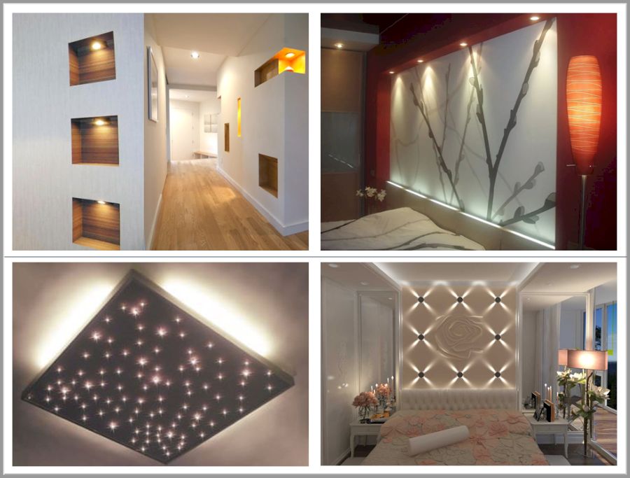 Варианты обустройства освещения открытого типа