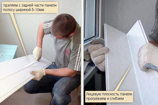 Самодельный уголок из панели Самодельный уголок из панели