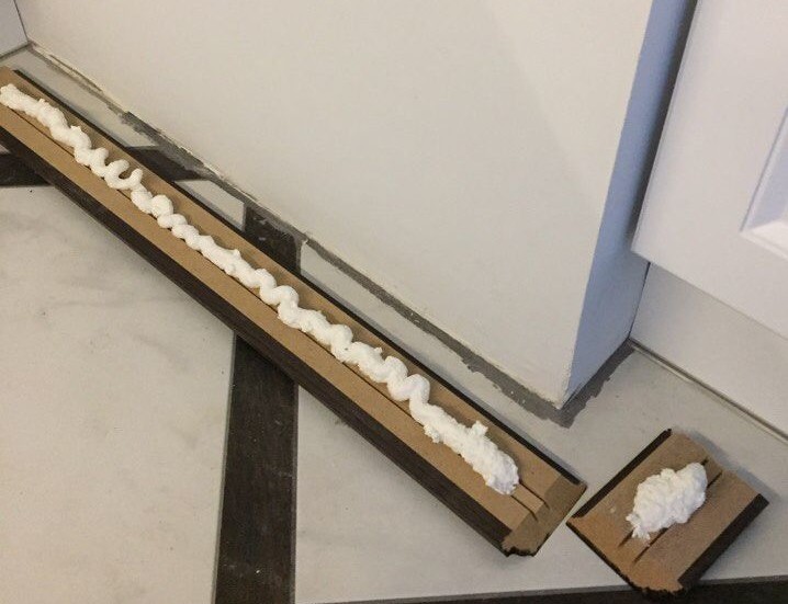 Приклеивание бордюров