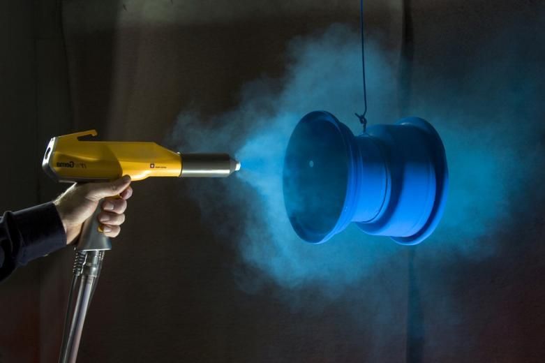 Сухое порошковое окрашивание