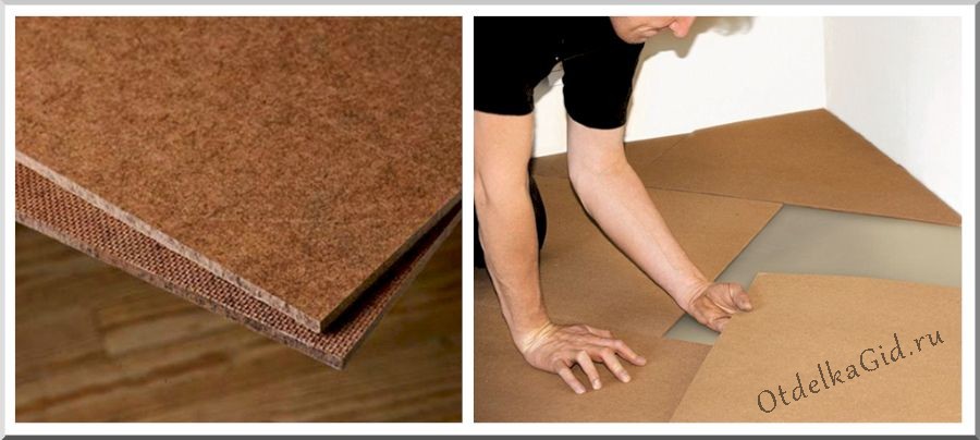 Оргалит для пола