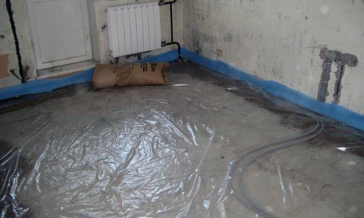 Гидроизоляция стяжки