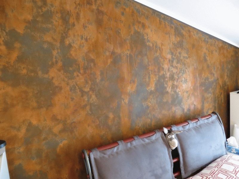 Двухцветная покраска Использование нескольких контрастных цветов краски создаст интересный эффект