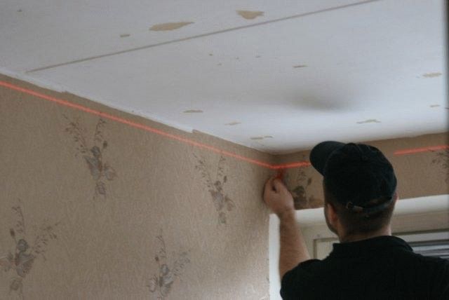 Разметка реечного потолка Разметка реечного потолка