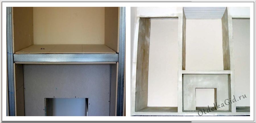 Крепление листов ГКЛ в шкафу