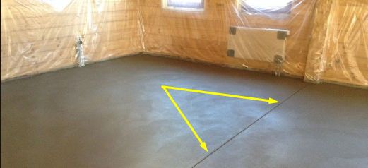 Компенсационный шов в стяжке