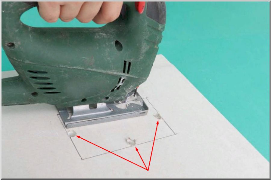 Сложные выкройки на ГКЛ