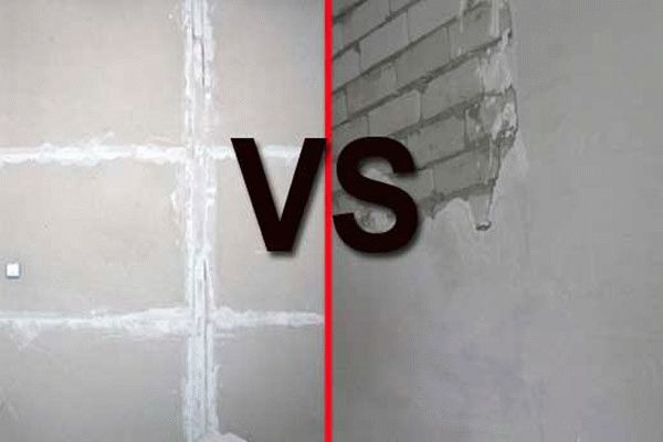 Штукатурка или гипсокартон Штукатурка или гипсокартон