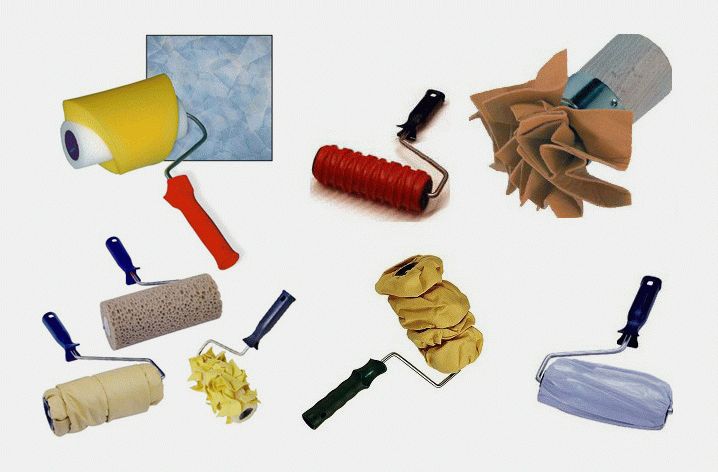 Валики для декоративной штукатурки Валики для создания декоративного эффекта