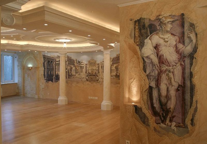 Роспись штукатурки Роспись штукатурки