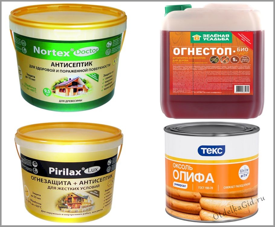 Выбор защитных смесей для дерева