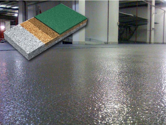 Полы с добавлением кварцевого песка